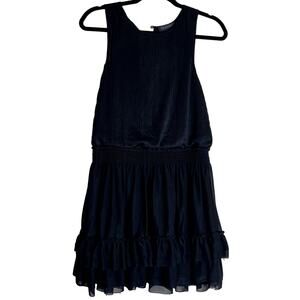 MM Couture Mini Dress Women Medium Sleeveless Black Coquette LBD Party REVOLVE